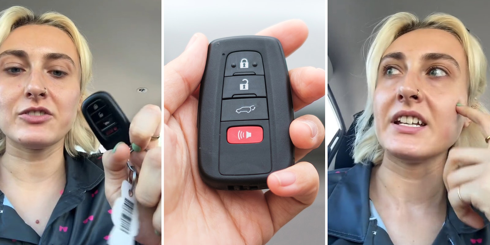 Woman shares universal fob trick for rolling down all automatic windows at once