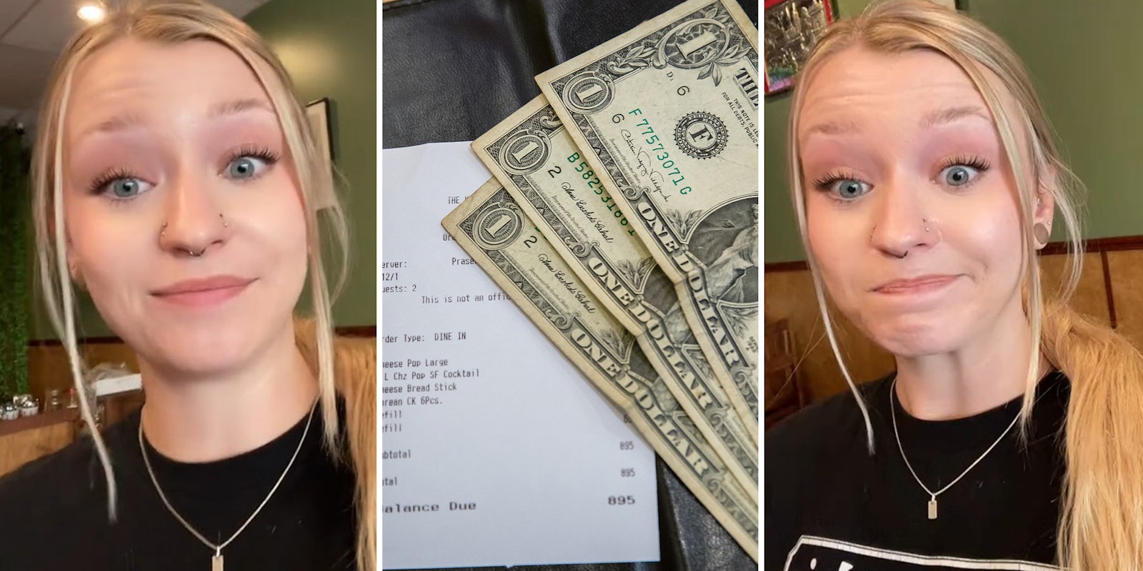 Server calls out customers for how they leave her table